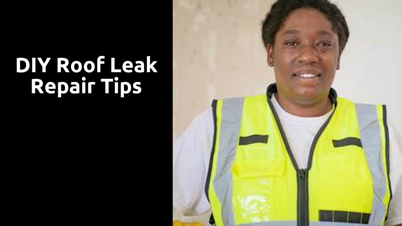 DIY Roof Leak Repair Tips