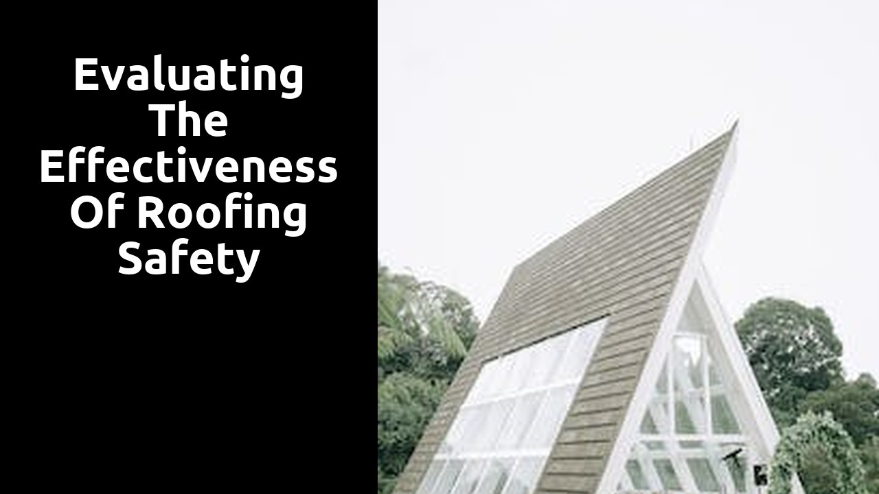 Evaluating the Effectiveness of Roofing Safety Certification Programs
