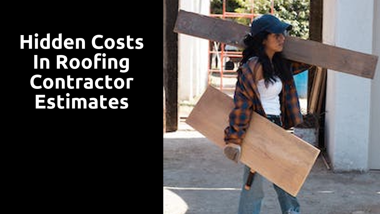Hidden Costs in Roofing Contractor Estimates
