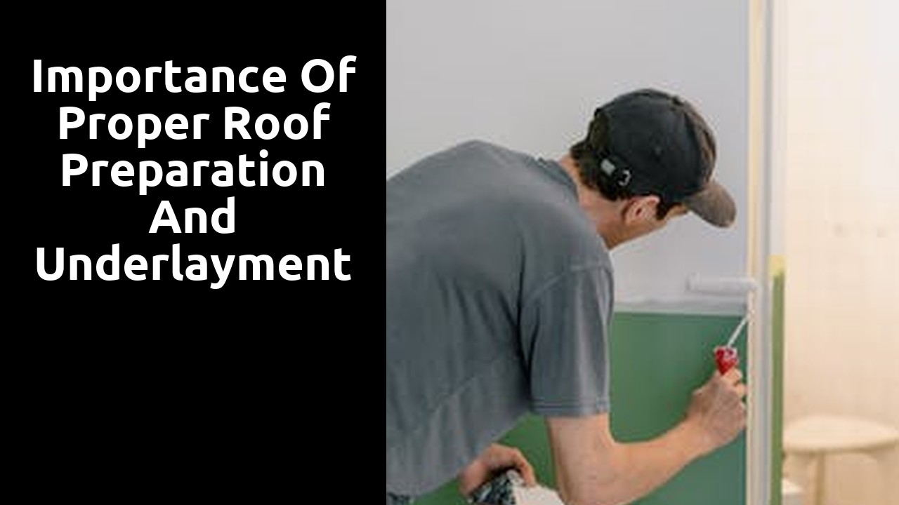 Importance of Proper Roof Preparation and Underlayment
