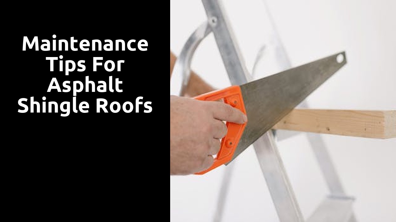 Maintenance Tips for Asphalt Shingle Roofs