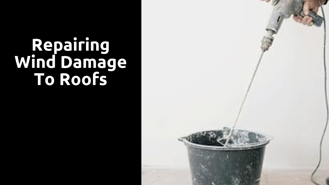 Repairing Wind Damage to Roofs